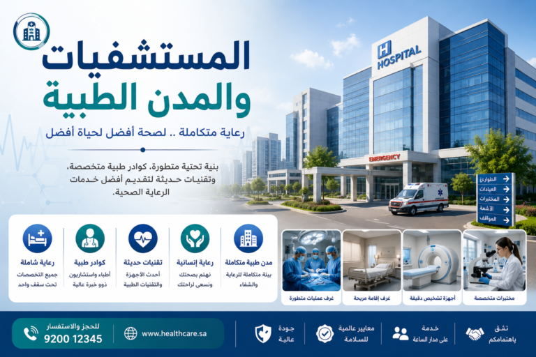 المستشفيات والمدن الطبية