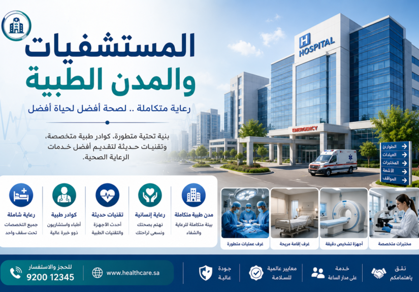 المستشفيات والمدن الطبية