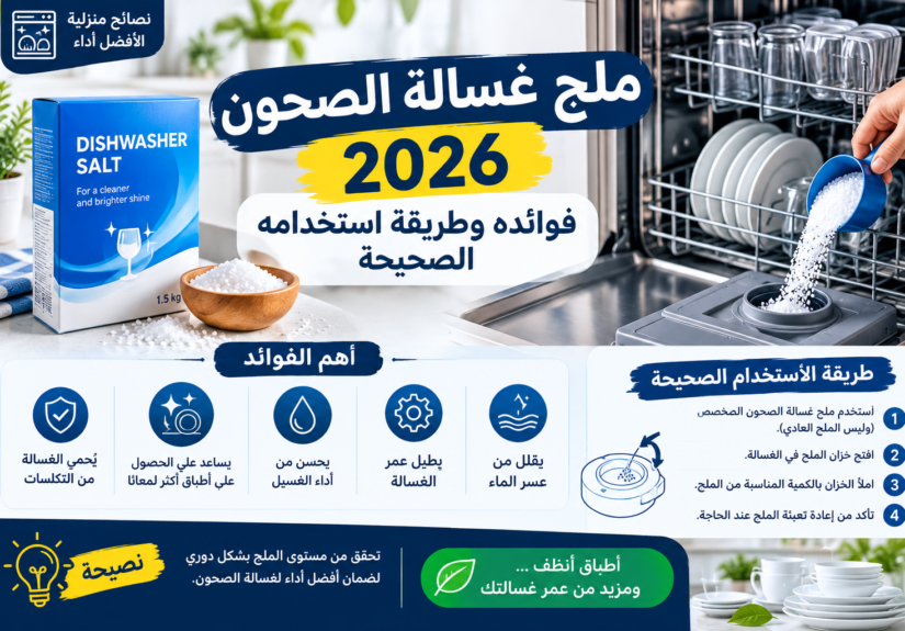 ملح غسالة الصحون